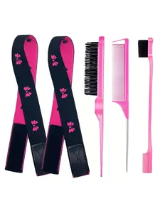 Wig elastic band with adjustable elasticity, used for lace front wigs, melts the band and maintains grip, comes with 1 set of hair grooming comb