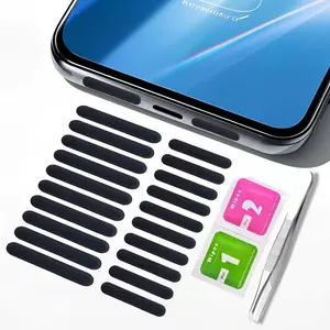 20PCS Mobile Phone Dustproof Net Stickers Speaker Mesh Anti Dust Proof Adhesive Sticker Universal Protect Trumpet Accessories Gift With Tweezers