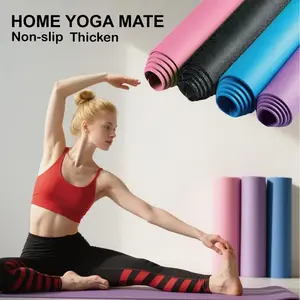 Foldable EVA Yoga Mat, Thick Non-slip Home Fitness Mat, Portable Outdoor Nap Mat for Beginners