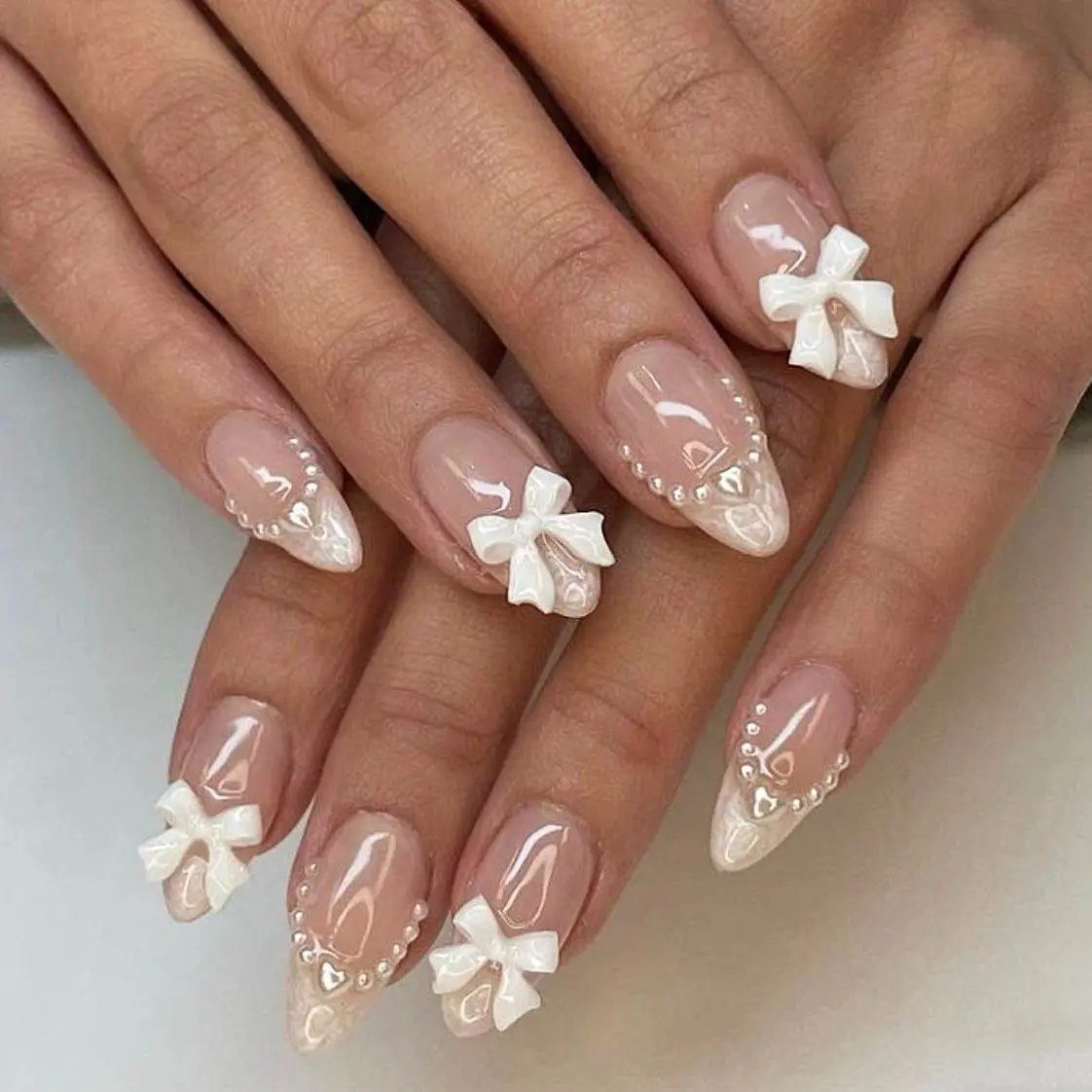 Press Nails 24 Pcs Acrylic Press Nails Summer Design Loveful Nails False Nails Fake Nails Short For Women