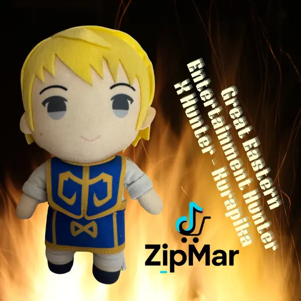 Hunter X Hunter Kurapika Plush Doll 8" Anime Collectible Stuffed Toy Figure Soft Cuddly Gift for Fans Kids Birthday Christmas Hunter×Hunter Character Plushie Anime Merch