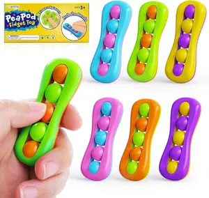 LESONG Fidget Sensory Toys for Kids: 6 Pack Colorful Finger Spinner Toys - Stress Relief ADHD Tools for Kids with LastMinuteGifts  Autism - Quiet Desk Fidgets for Anxiety Office Classroom ChristmasShopping  TikTokShopBlackFriday Stocking Stuffers