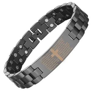 Copper Bracelet for Men, Cross Magnetic Bracelets for Men, , 99.99% Pure Copper With 3800 Gauss Neodymuim Magnets,Adjustable