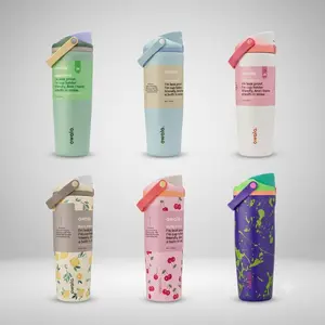 Owala 30oz Sway Stainless Steel Water Bottle - Multicolor, Vacuum Insulated Bottle/Cup,Suitable For Both Hot And Cold Coffee.