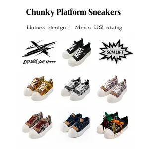 LightningSpeed Chunky Platform Sneakers | Unisex Height Boost Rick Fashion Trending Shoes| Easy to Style Streetwear Low Top Owens Sneakers for Everyday Outfits|  Fashion Retro Walking Sneakers for Men and Women| Shoes to buy 2026| Real Shoes tiktokshopspr