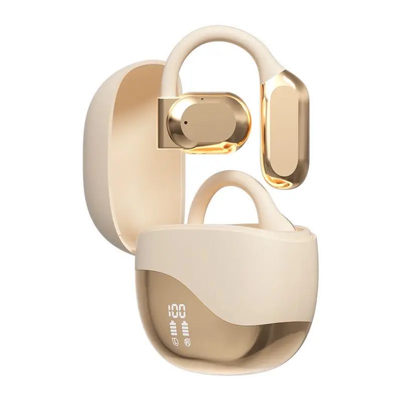 True Wireless Bluetooth Earphones Open Bone Conduction Long Range Sports Music OWS Headphones High Quality Headset Ear Hanging