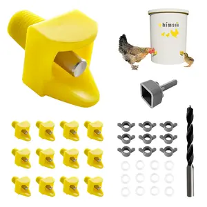 Whimsii Chicken Automatic Watering Nipples - Chickens, Duck, Geese, Quail, Turkey