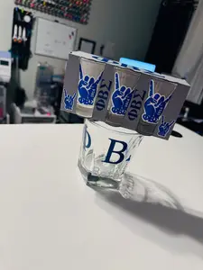 Phi Beta Sigma Whiskey Glass and/or Shot Glasses Set