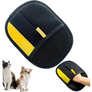 Electrostatic Pet Hair Removal Gloves, Reusable Cat & Dog Hair Remover for Couch, Furniture, Carpet, Car Seat, Upgraded Animal Fur Removal Tool, Cat Grooming Gloves