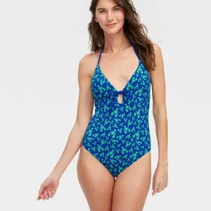 Women's Lobsters Empire Waist One Piece Swimsuit - Roller Rabbit
