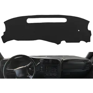 Dash Cover Custom Fit for 1998-2005 Chevy Chevrolet S10 Blazer/ Jimmy Sonoma Envoy/Olds Oldsmobile Bravada,Dashboard Cover Mat Carpet Pad(Black) Y39