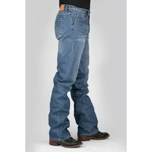 Stetson Mens 1312 Modern Fit W Blue 100% Cotton Jeans
