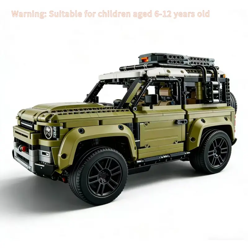 Building Block Rover Model Technical Rover Defender Collector's Building Blocks Set,Classic Off ...