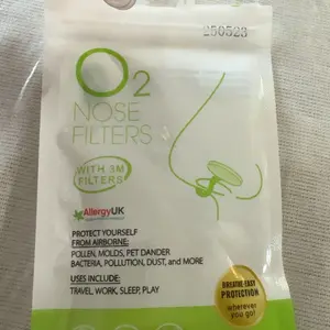 O2  Nose Filters for Welders & Allergies - Nose Filter for Dust - Nasal Filters for Welding - Nose Dust Mask for Construction (10 Pack, Size )