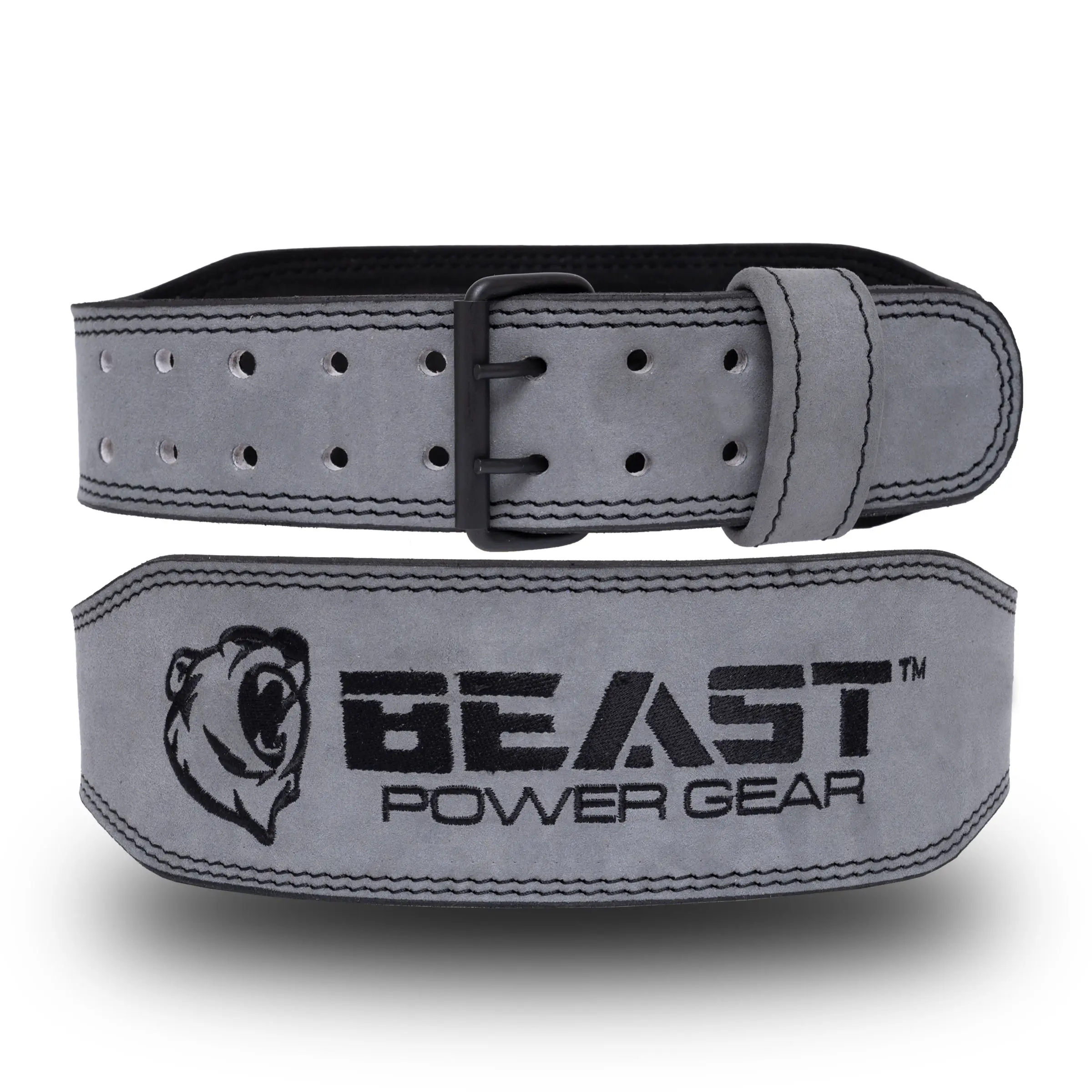 Weight Lifting Belt 4inch Leather Belt Foam Padded Back Support Gym Belt for Bodybuilding Squat Deadlift Weight Belt, Weightlifting Belt Men Women
