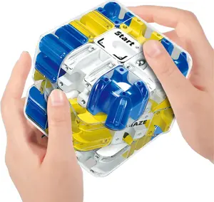 3D Maze Cube Ball Puzzle Toy Brain Teaser Fidget Cube Educational Logic  Cool Kids Gift Birthday Easter Basket Toy Logical Thinking Training parent-child battle game