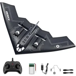 Remote control airplane, dual-channel foam aircraft, B2 Spirit bomber design, fixed-wing glider, 2.4GHz remote control, suitable for beginners, boys, and children.