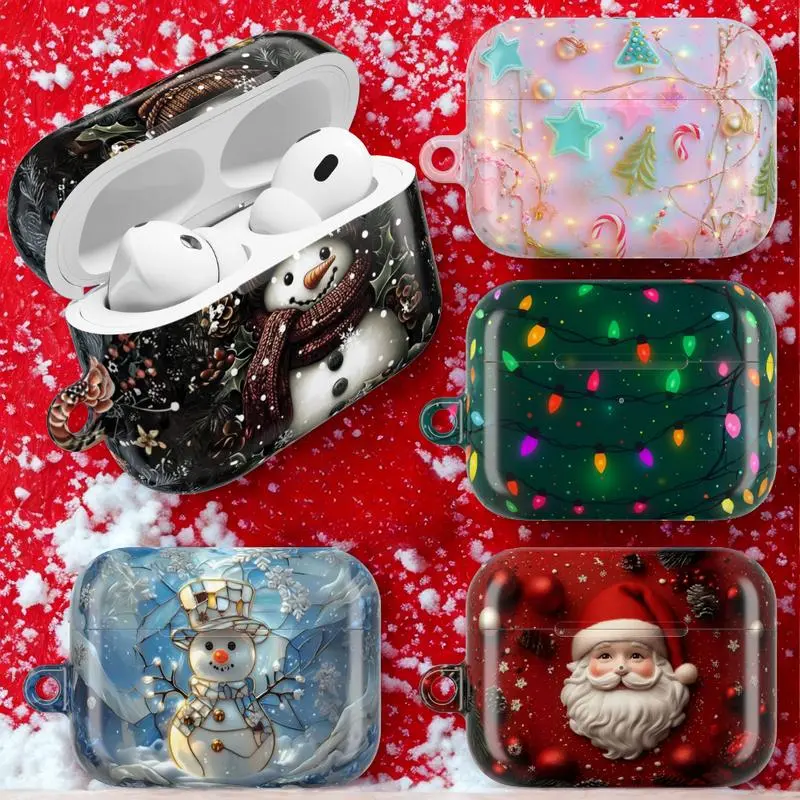 Christmas Airpods Case Collection - Trendy Cool Covers For Airpods Gen 1 2 3 4 Airpods Pro 1 2
