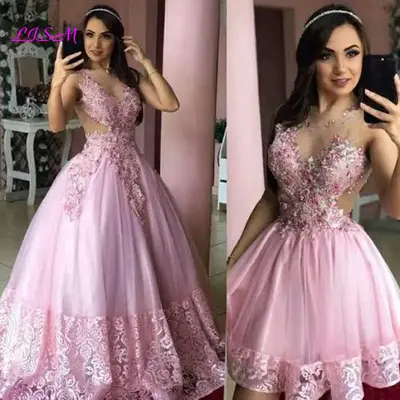 Quinceanera Vestido Vestido 15 AÃ±os Palo De Rosa Vestidos 15 Años