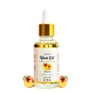 ANGELYCIA Natural Yoni Oil Peach,Restores pH Balance for Women Body Care Herbal Organic