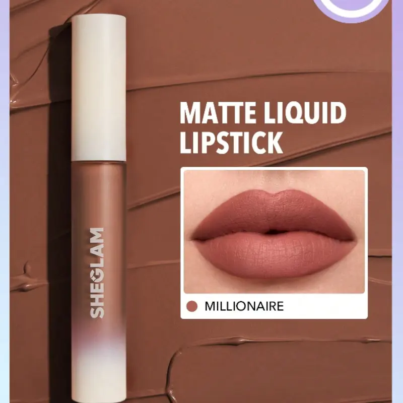 SHEGLAM Matte Allure Liquid Lipstick with Sunflower Oil, High Pigment and Long Lasting Formula for Nourished and Fine-Line Reduced Lips - Cosmetic, Set