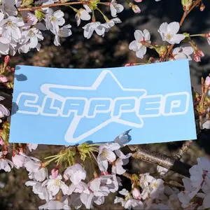 YMKZ.JP - Clapped - Vinyl Decal - Car Decal - Y2K - Aesthetic - Vinyl Sticker - Laptop Sticker - Water Bottle Sticker