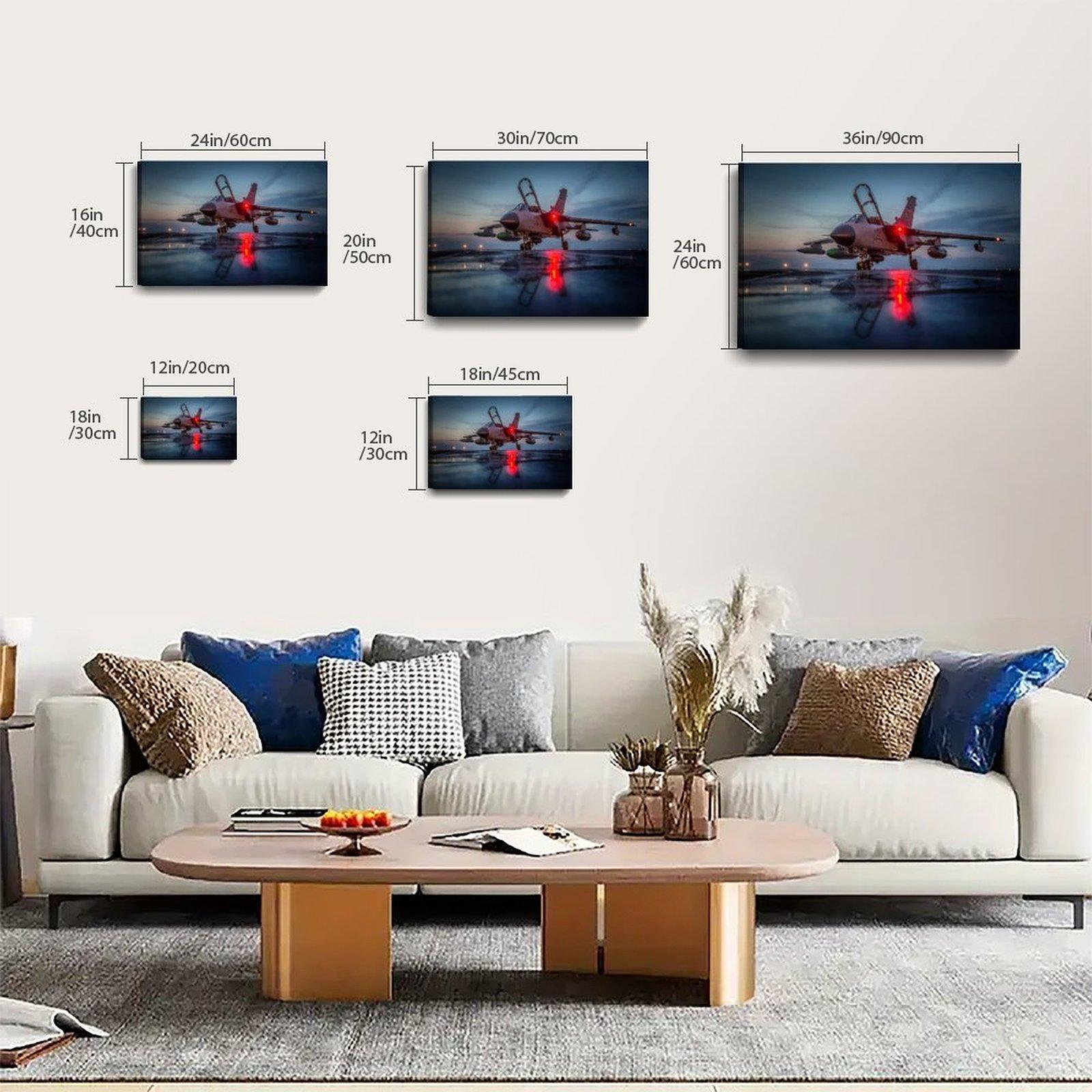 Military Fighter Poster for Tornado Poster Decorative Painting Canvas Wall Art Picture Print Modern Family Bedroom Decor