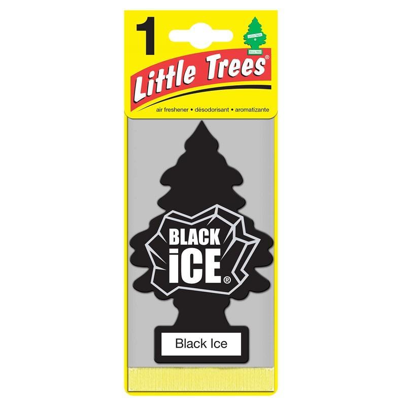 Little Trees Air Freshener Black Ice 24 Individual Packs for Car Truck Home Office Use Woody Aroma Eco Friendly Made in USA