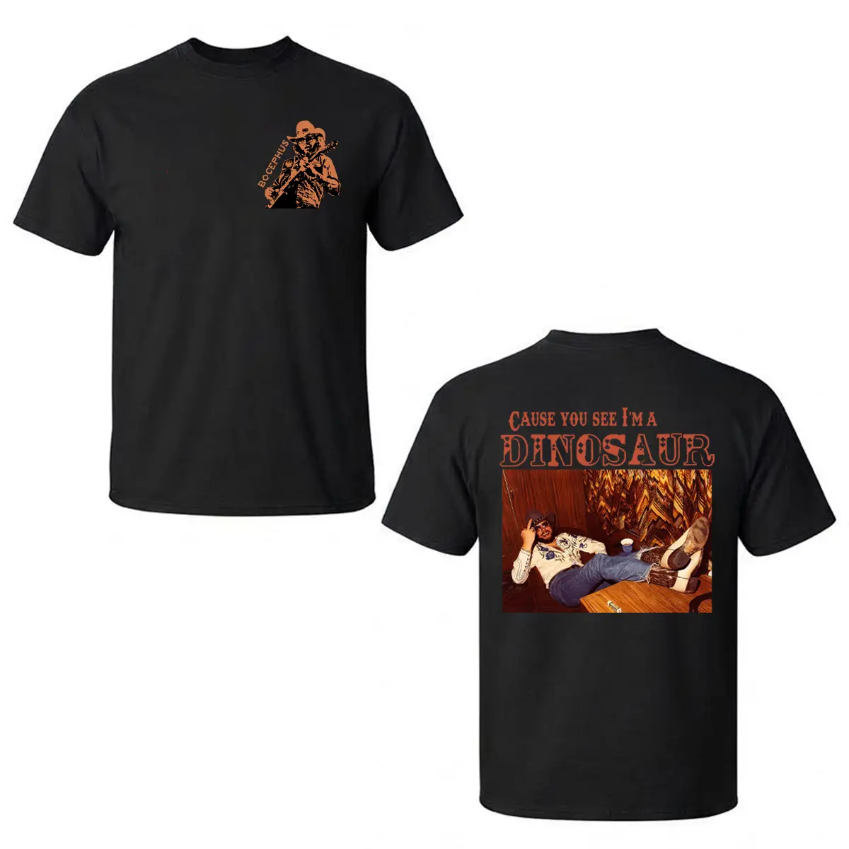 Dinosaur Hank Williams Jr.Bocephus Western Shirt, Funny Cowboy Quote Shirt, Country Music Vintage Style Unisex Tshirt, Classic Coutry Fan Gift