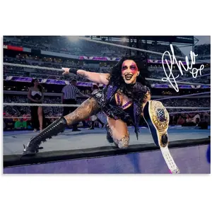 Rhea Ripley Poster Professional Wrestler Wall Art Poster Room Aesthetics Canvas Print Home Decoration Painting8