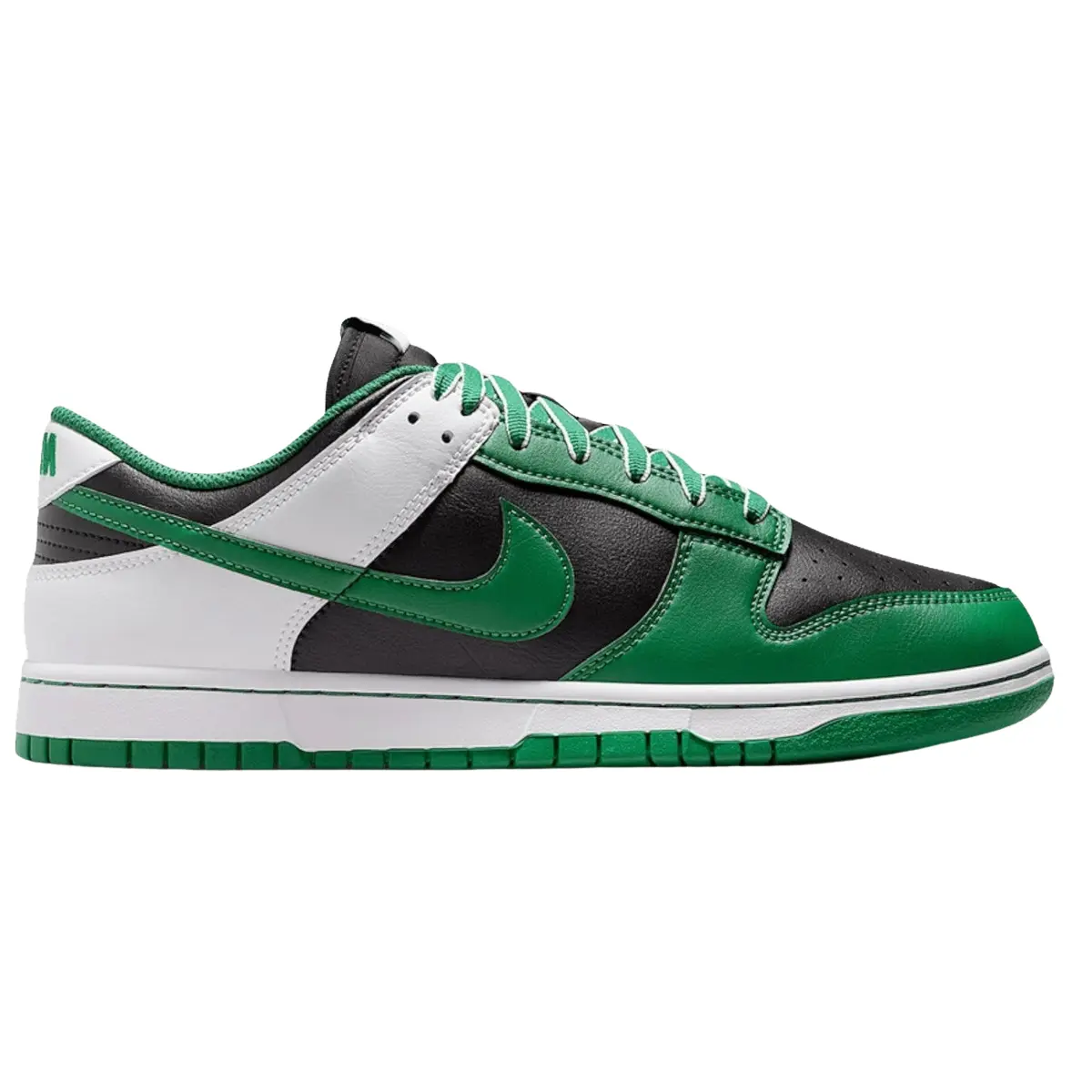 Nike Dunk Low Retro Black White Clover Men's Fashion Shoes New