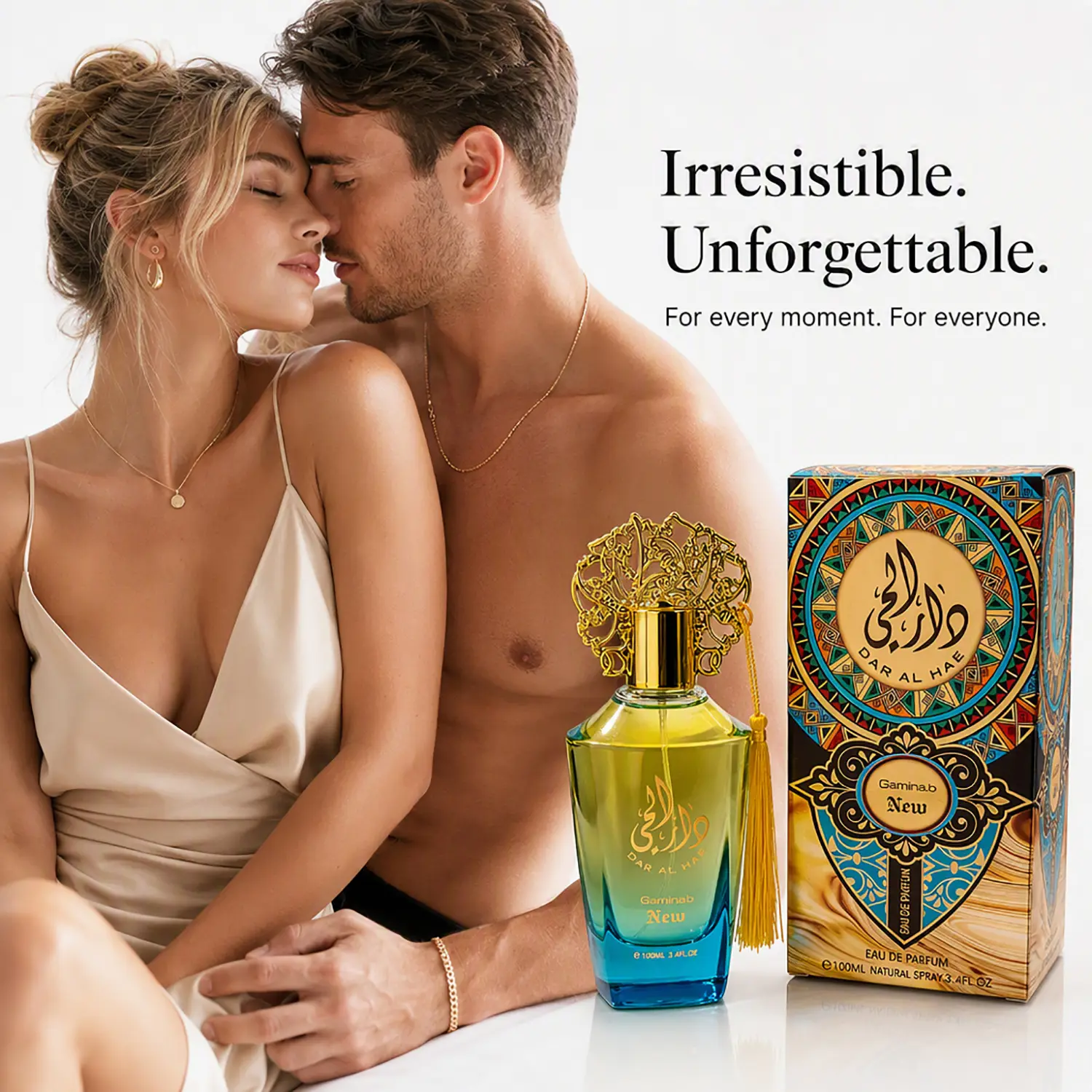 Women's Pheromone Eau de Parfum, Long-Lasting Sweet Floral Fruity Scent with Pheromone Formula, Arabian Fragrance, Designed to Make Him Obsessed, Share a Wild & Wonderful Night, Perfect Valentine's Day, Anniversary & New Year's Eve Gift. 100ML/3.4FL.OZ