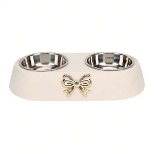 1PC Pet Bowl Stainless Steel Dog Water And Food Bowl With Anit-Slip Non-Skid Base Pet Food Bowl For Cats Small Dogs