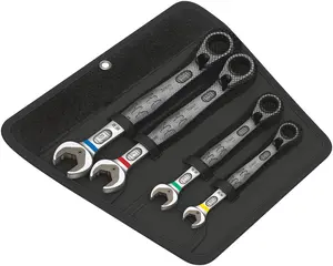WERA 05020090001 JOKER SWITCH 4PC METRIC RATCHETING COMBINATION WRENCH SET