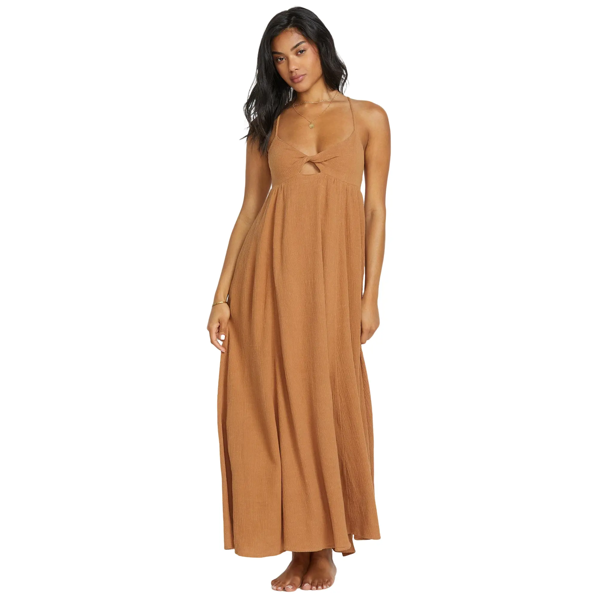 slim fit dress slacks Fifteen Twenty Anetta Contrast Midi Dress - Cream/ Black