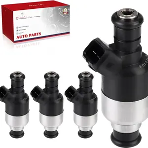 4 Count Injectors 6 Holes Compatible with Chevy Cavalier, for GMC Sonoma, for Pontiac Sunfire, for Isuzu Hombre 1998 1999 2000 L4 2. 67.63oz #   17122106 17113512