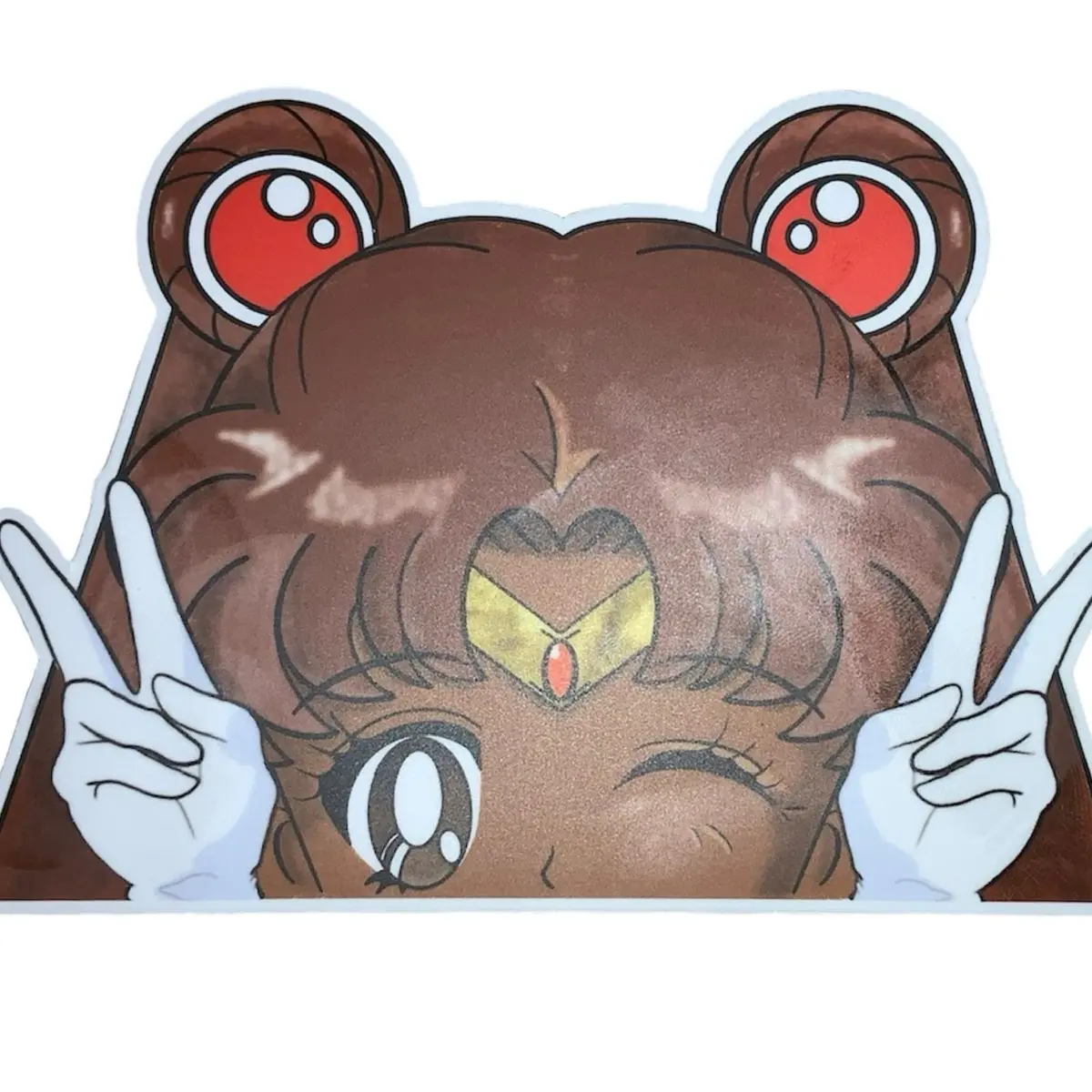 Sailor Moon Inspired Peeker Vinyl Decal