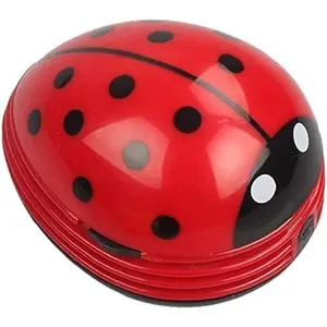 P-HVC02  Cute Portable Cartoon Mini Desktop Vacuum Cleaner Table Dust Crumb Sweeper(Red#002) Rubber Usb