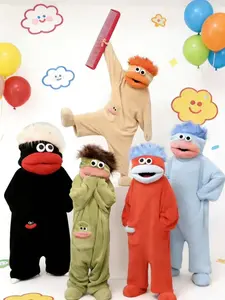 This quirky, one-size-fits-all soft bodysuit (excluding the comb-shaped version) is fun and warm. It requires you to look out from the mouth, making it suitable for family parties and pajama parties