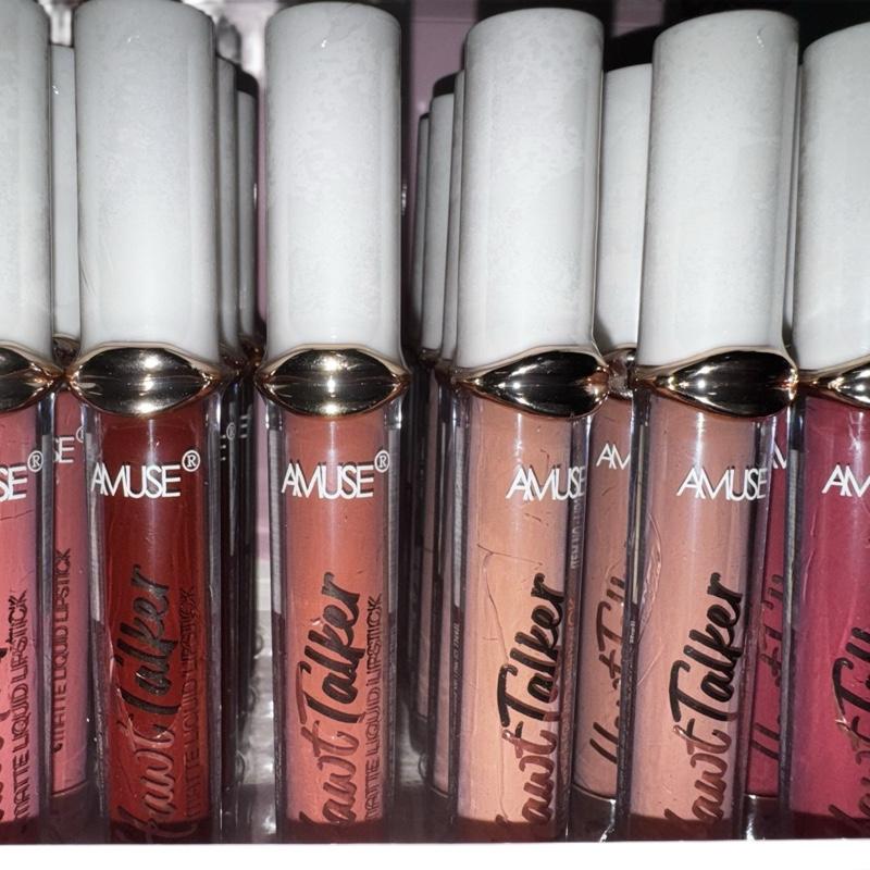 6 piece Velvet Matte Lipstick and Lip Gloss Set - Rich Color, Long-lasting Formula, Smooth Application, Perfect for Everyday Wear Makeup glossy Lip Glaze Set Glass Soft Silky Long-Lasting Lip Glaze lipgloss stick fall Cute Glass Lip Glaze Berry Pink