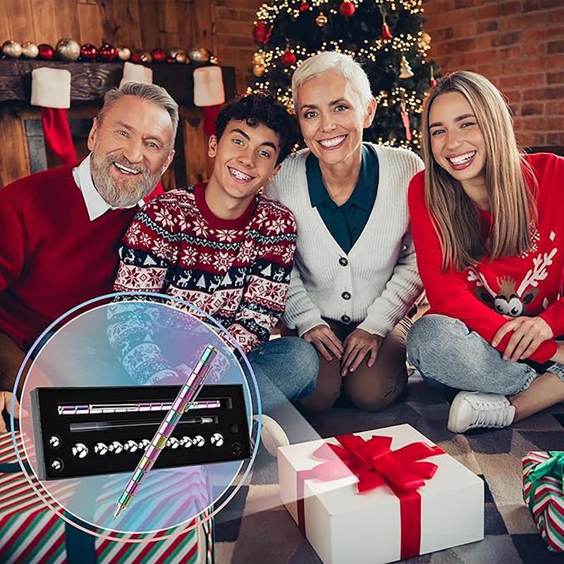 Upgrade Version Stress Relief Magnetic Pen for Boys & Girls Aged 8-12, Multifunctional Transformable Magnetic Pen, Perfect Gift for Teens & Adults