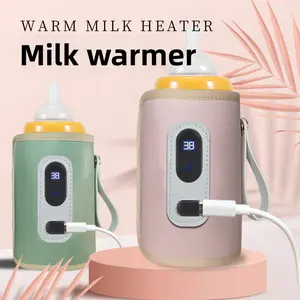 Langkes Universal Baby Bottle Warmer Portable Insulated Heating Sleeve for Travel Outdoor Use Keeps Milk Formula Hot New Home Car Heating Bag