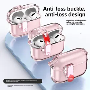 Compatible with Airpodspro3/pro2 Apple protective case, 3rd generation automatic pop-up cover, 4th generation Bluetooth earphone case