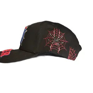 Spider-Black Hats - S p I d- e r- black hats with Unique Design as shown
