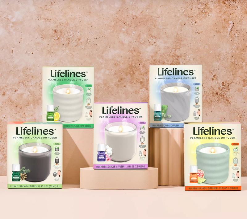 Lifelines Rechargeable Flameless Candle Aroma Diffuser
