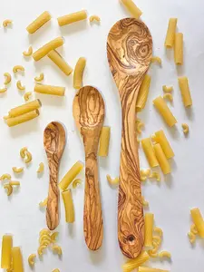 Olive Wood Spoon for Mixing Sauces, Stews and More