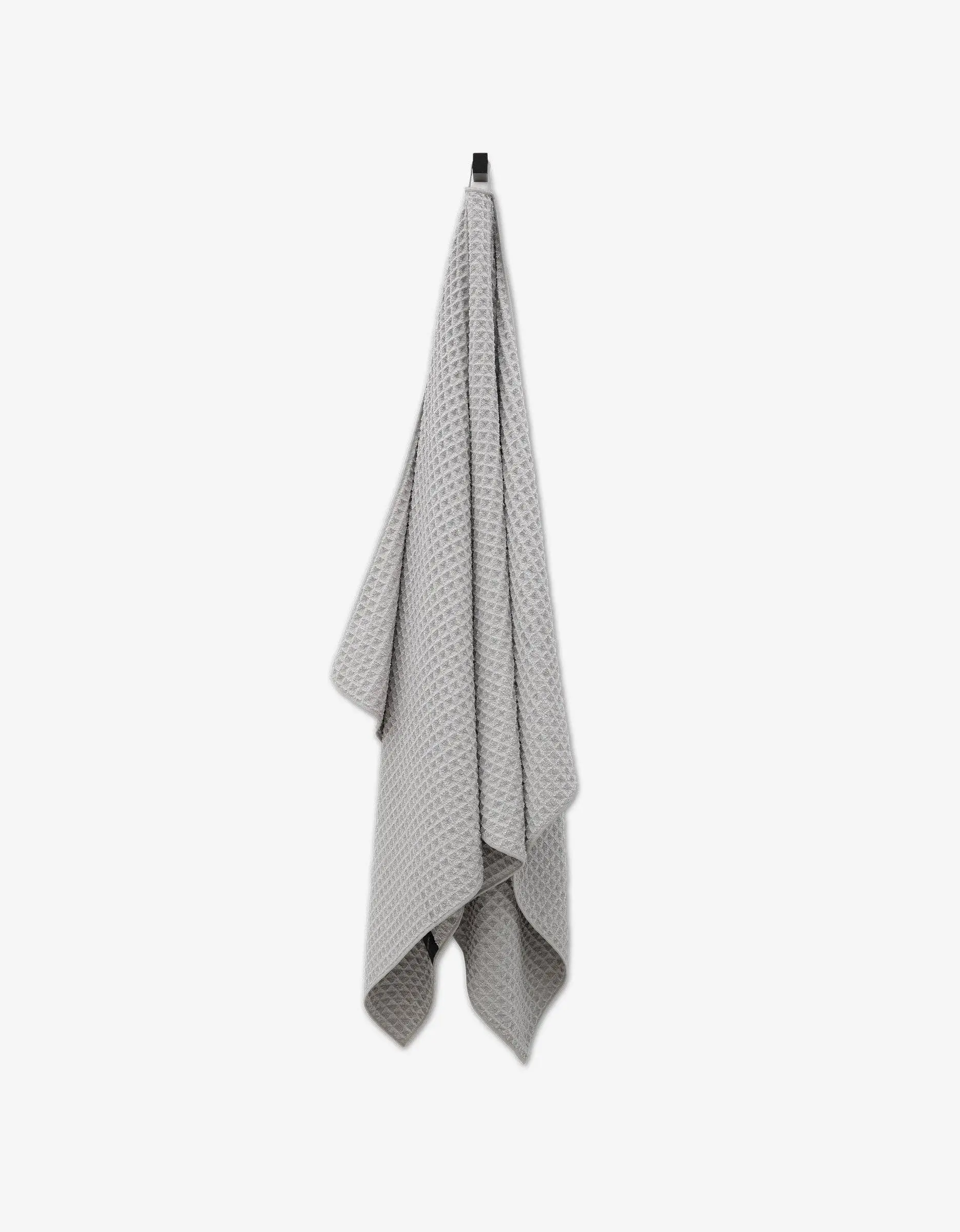 Geometry Brand Stone Waffle Bath Bathroom Towel