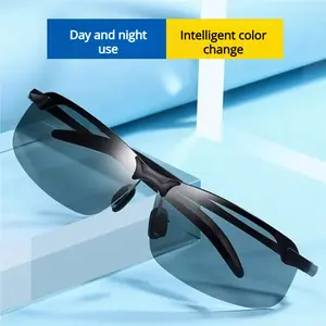 Men's Photochromic Polarized Sunglasses 3043, Day-Night Use for Driving & Fishing