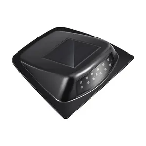 Universal Solar Car Roof Pilot Light LED Flashing Strobe Warning Lamp Wireless Exterior Decoration Dummy Radar Security Light for Truck Pickup Night Visibility Enhanced