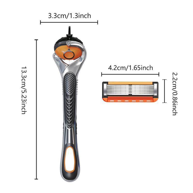 Men's razor replacement blade set, 24/48 blades (with free handle) - Ultra-sharp stainless steel blades for a smooth shave, men's double-edge razor blades, men's travel razor set Men's razor replacement blade set, 24/48 blades (with free handle) - Ultra-sharp stainless steel blades for a smooth shave, men's double-edge razor blades, men's travel razor set
